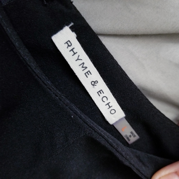 Rhythm and echo fit and flare little black dress size large - Picture 6 of 7